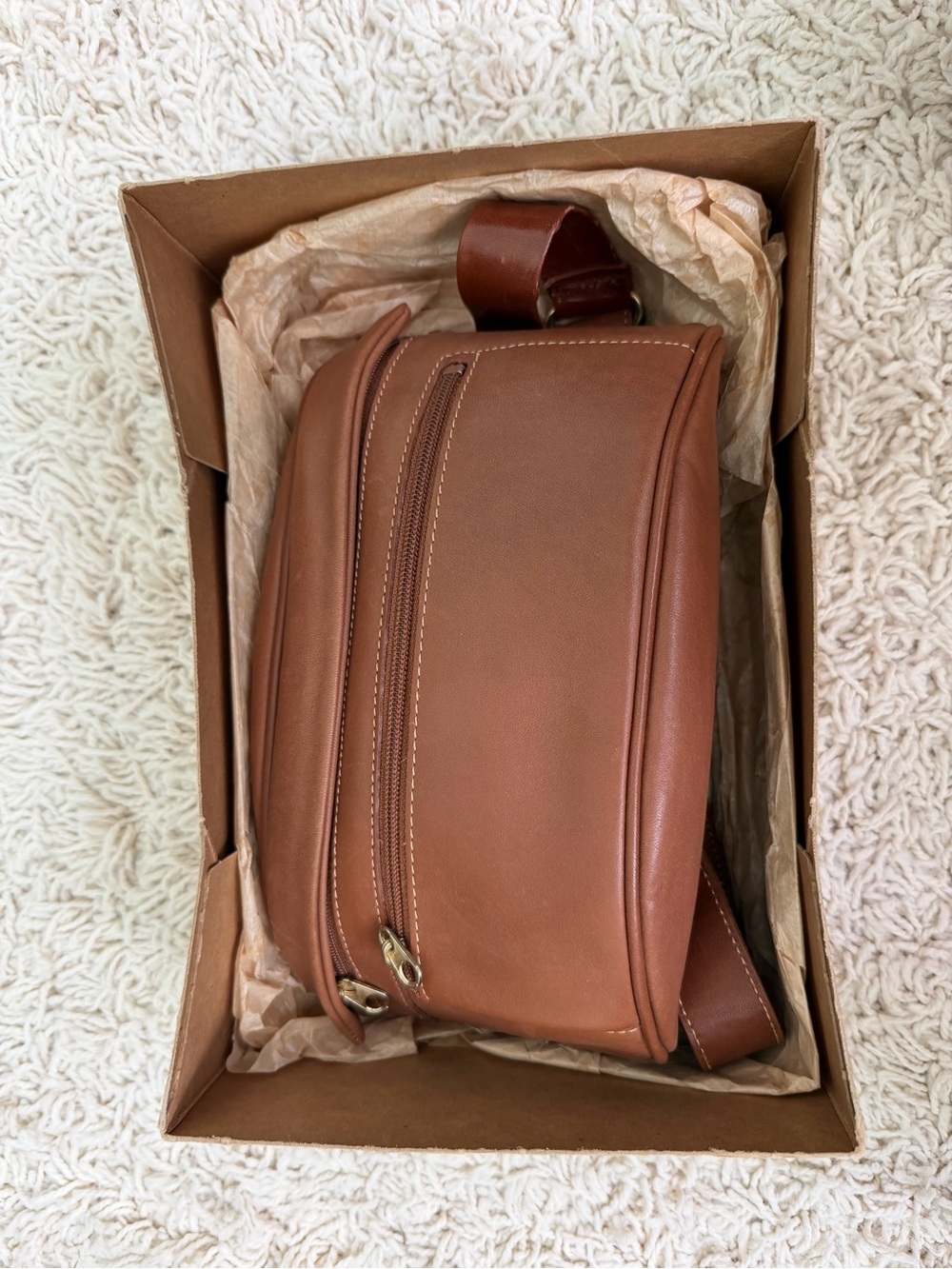 Coach leather belt bag